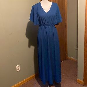 Short sleeve maxi dress
